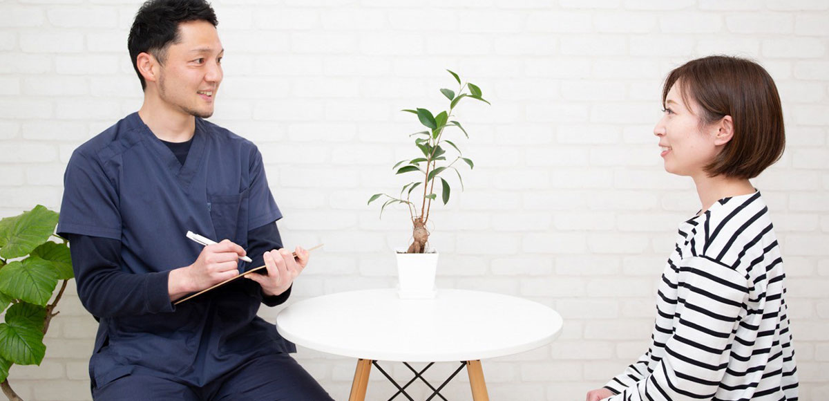 問診の様子