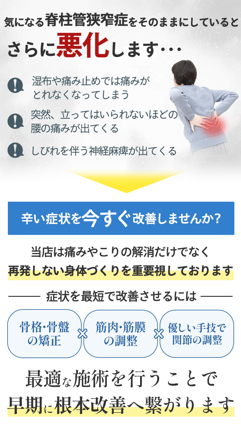 そのまま脊柱管